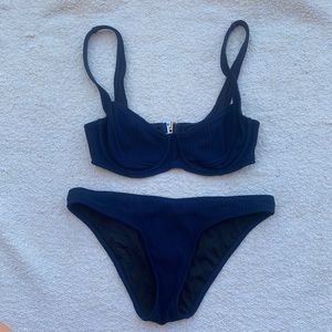 Zulu & Zephyr navy blue bikini